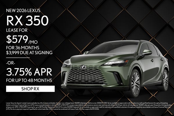 NEW 2026 LEXUS RX 350