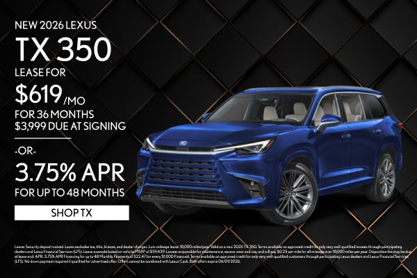 NEW 2026 LEXUS TX 350
